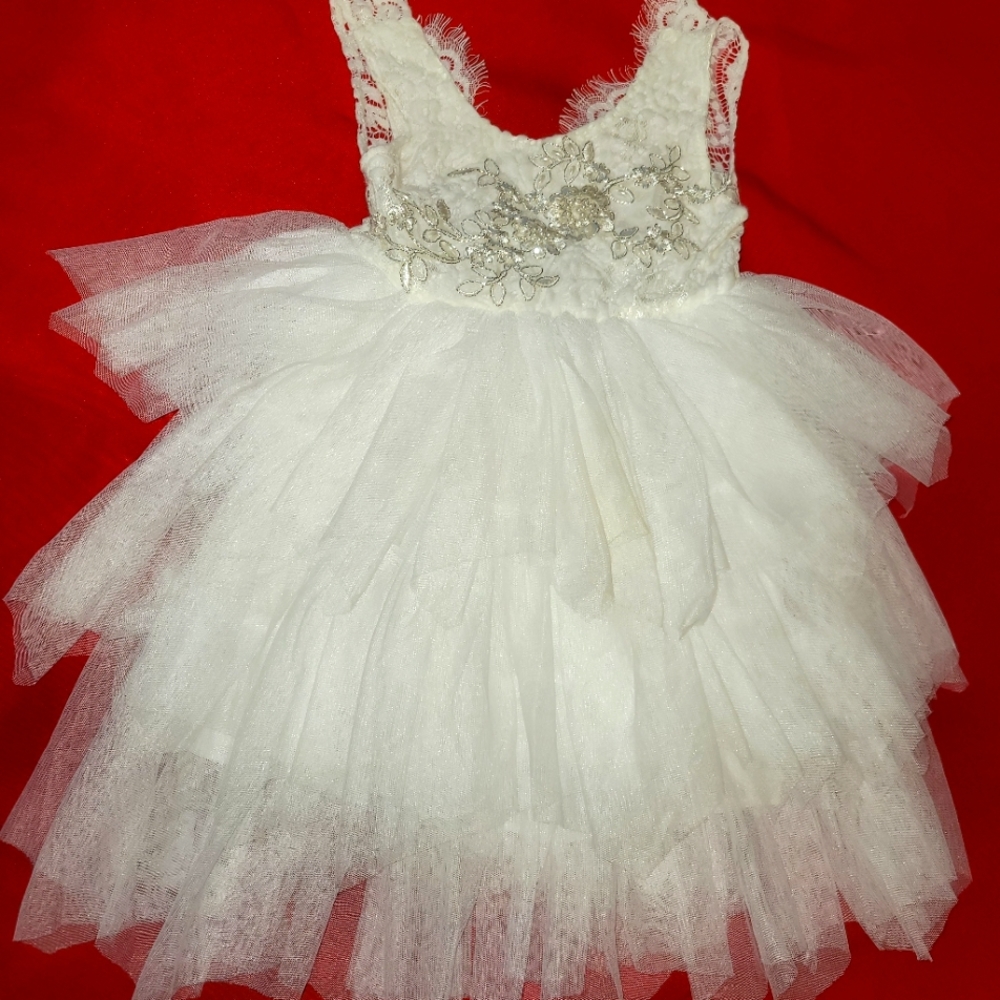 Lace & Tulle Flower Girl Dress
